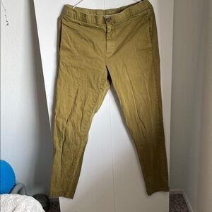 Men's Olive Bonobos Casual Pants Small